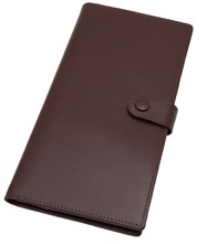 Бумажник дорожный Tokio, натуральная кожа Venezia, коричневый