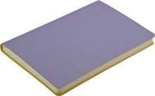 Ежедневник недатированный А5 Touch фиолетовый/желтый в гибкой обложке 