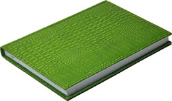 Ежедневник недатированный А5 Croco оливково-зеленый