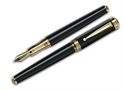 Ручка перьевая Signum Carina Nero GT, перо золото 18К