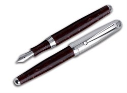 Ручка перьевая Signum Orione Rosso Argento, перо сталь