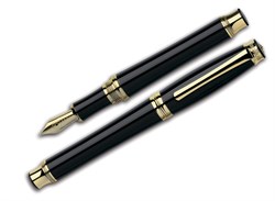 Ручка перьевая Signum Solare Nero GT, перо золото 18К