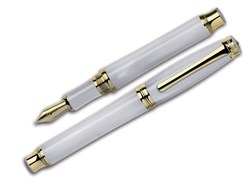 Ручка перьевая Signum Solare Bianko GT, перо золото 18К