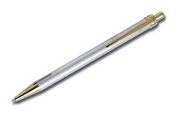 Ручка шариковая Signum Auriga Argento Linea GT, нажимной механизм - фото 6579