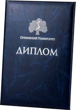 Папка  диплом Balacron Istrana синий мрамор 
