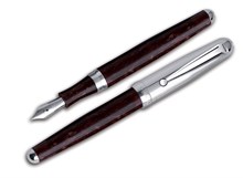 Ручка перьевая Signum Orione Rosso Argento, перо золото 18К