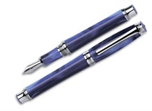 Ручка перьевая Signum Solare Azzurro CT, перо золото 18К