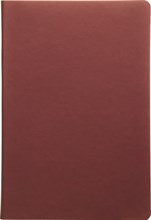 Ежедневник недатированный А5 Touch бордовый/оранжевый в гибкой обложке 