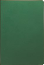 Ежедневник недатированный А5 Touch зеленый/оранжевый в гибкой обложке 