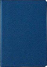 Ежедневник  недатированный А5 Touch синий/оранжевый в гибкой обложке 